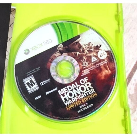 2 Xbox 360 Game Bundle Medal of Honor Warfighter Limited Edition & Call of Duty - Picture 2 of 9